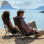 Portal Outdoors Low Beach Chair - Compact Design - Portal Outdoors