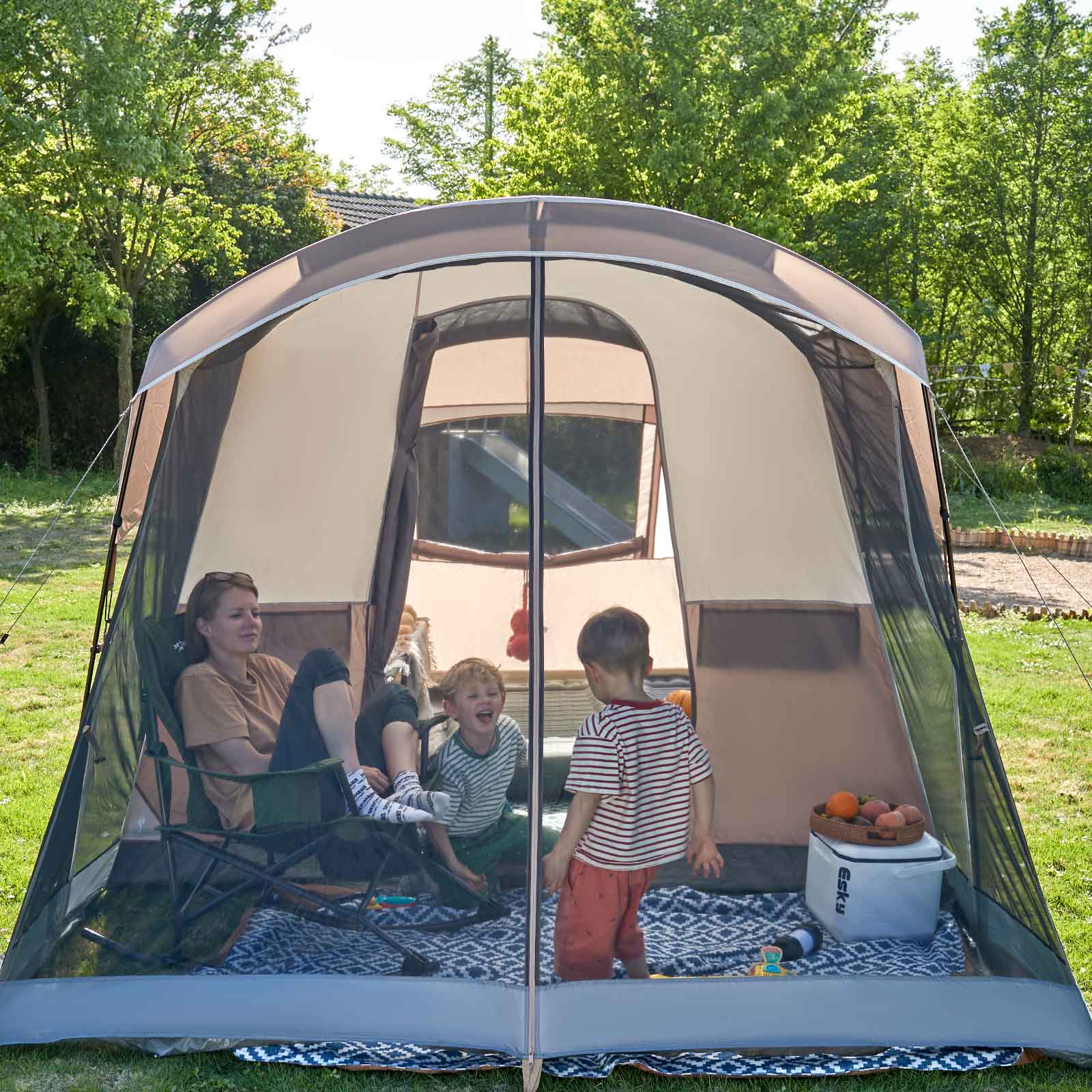 6 - Person Family Camping Tent with Screened Porch - Portal Outdoors