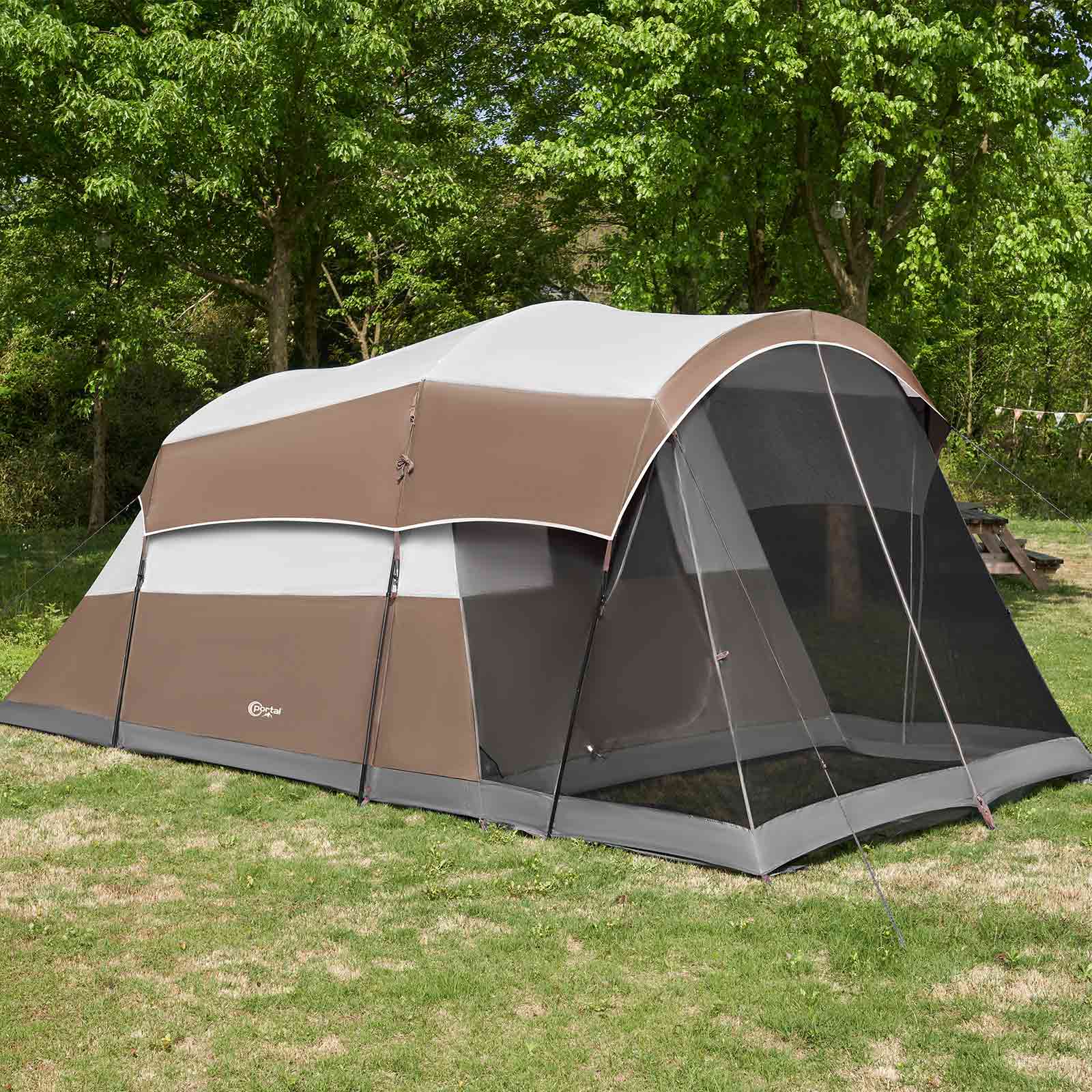 6 - Person Family Camping Tent with Screened Porch - Portal Outdoors