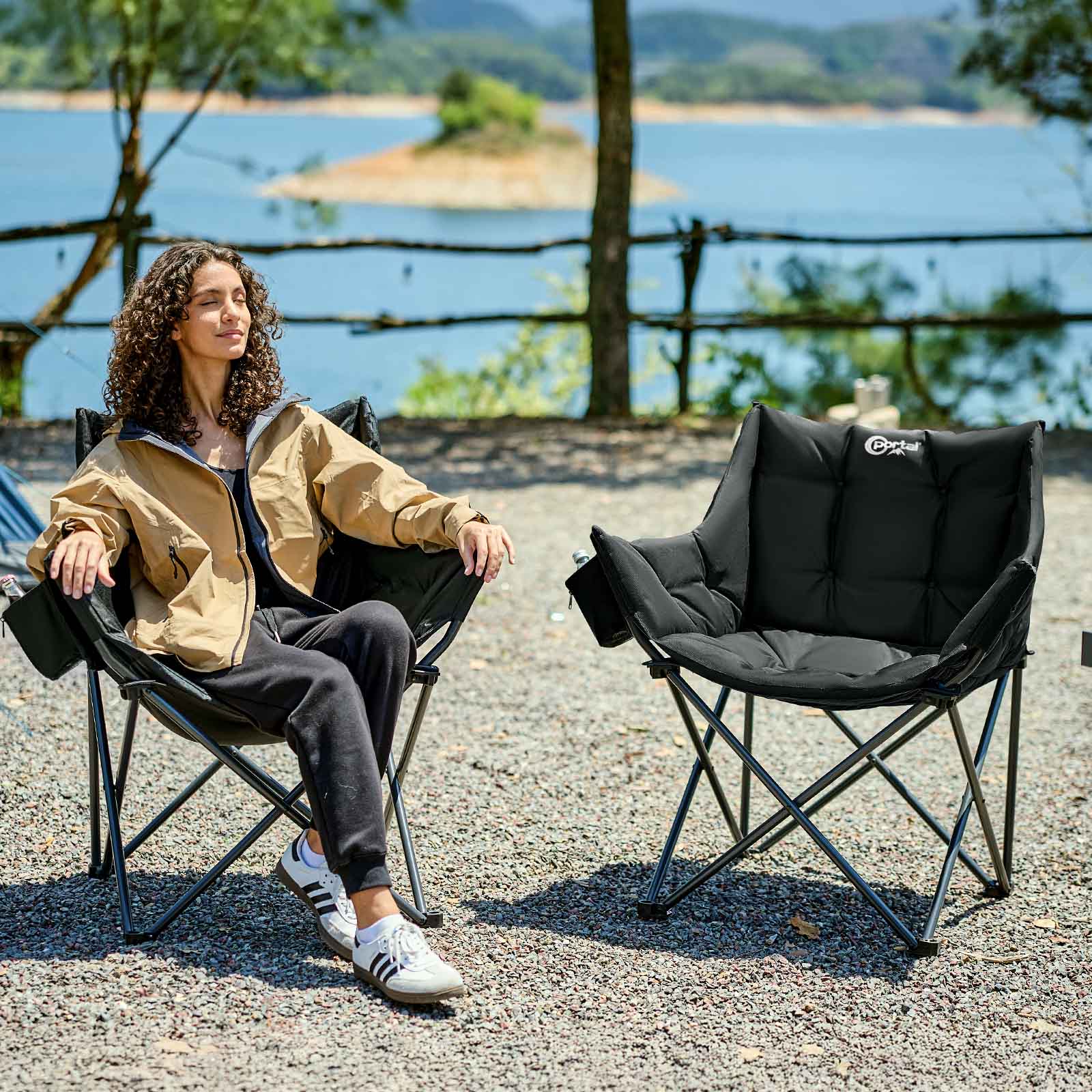 Portal Outdoors Oversized Padded Camping Chair - Portal Outdoors