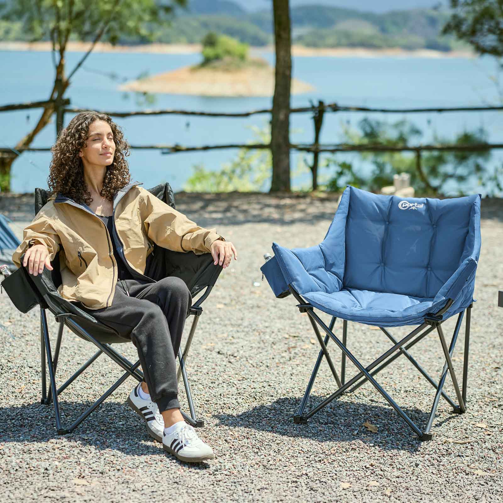 Portal Outdoors Oversized Padded Camping Chair - Portal Outdoors