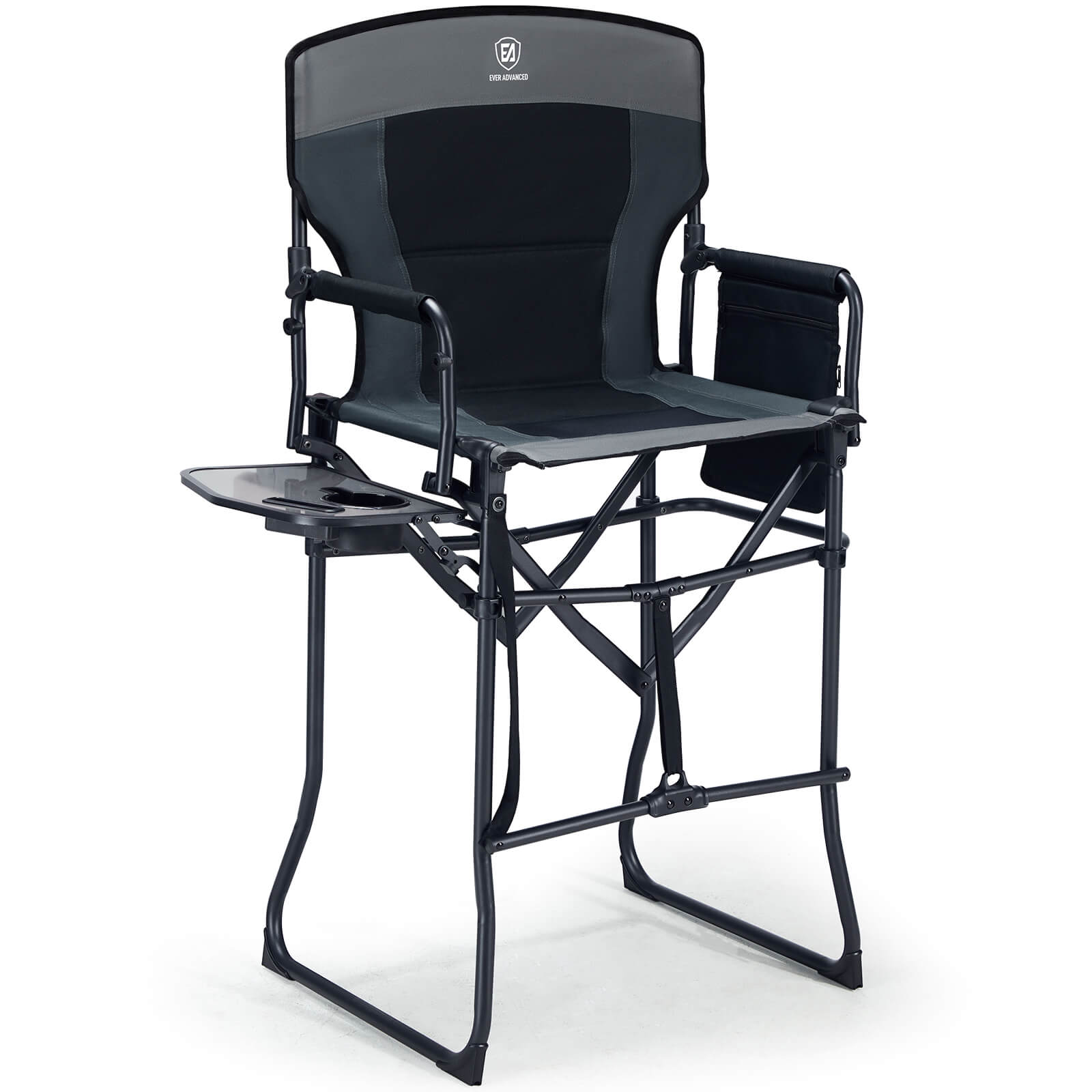 EVER ADVANCED Tall Folding Camping Chair