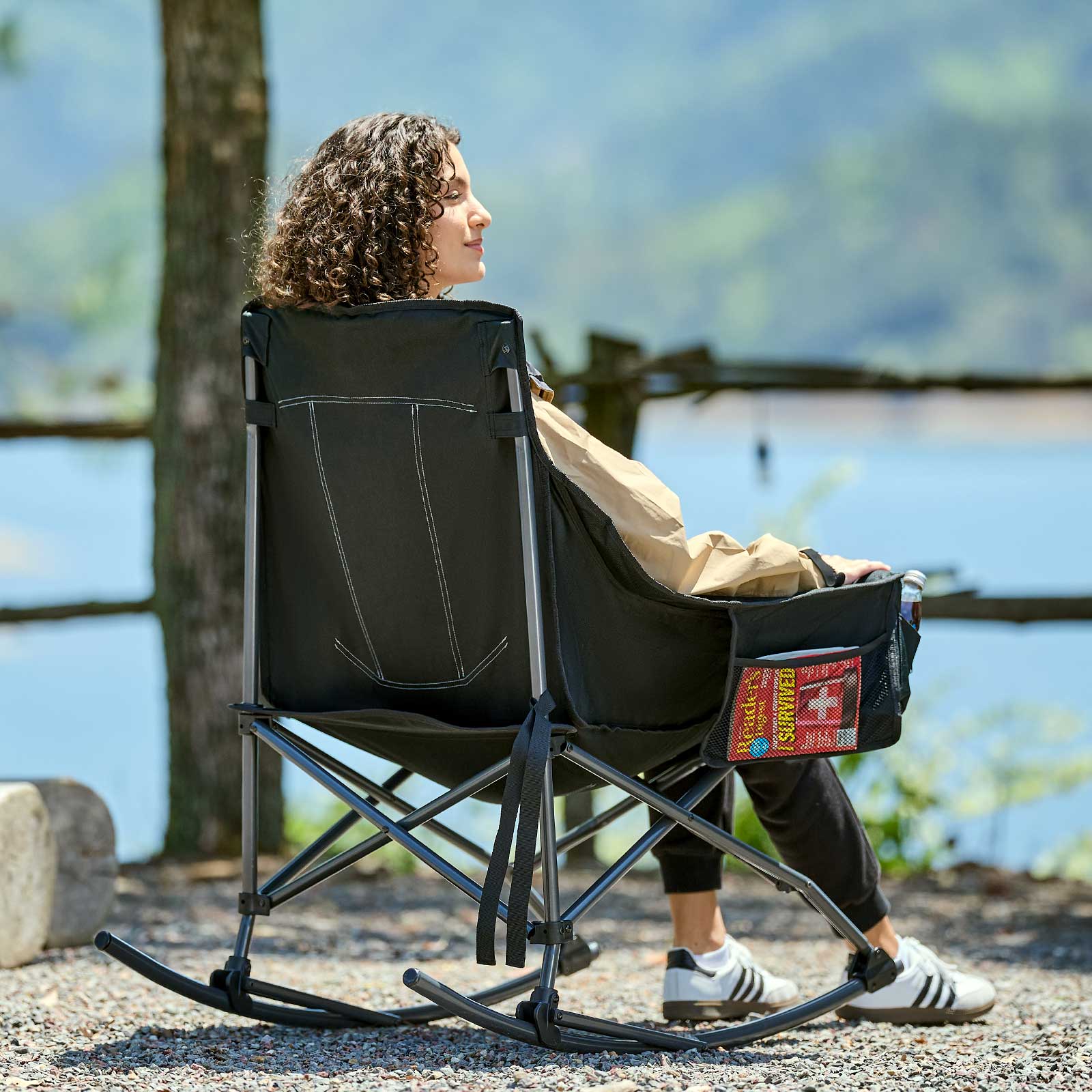 Portal Outdoors Heavy Duty Rocking Camping Chair - Portal Outdoors