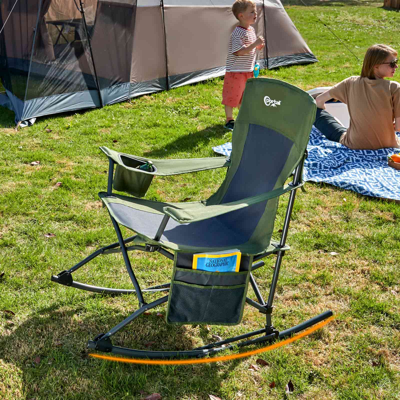 Portal Outdoors Wide - Armrest Portable Rocker - Portal Outdoors