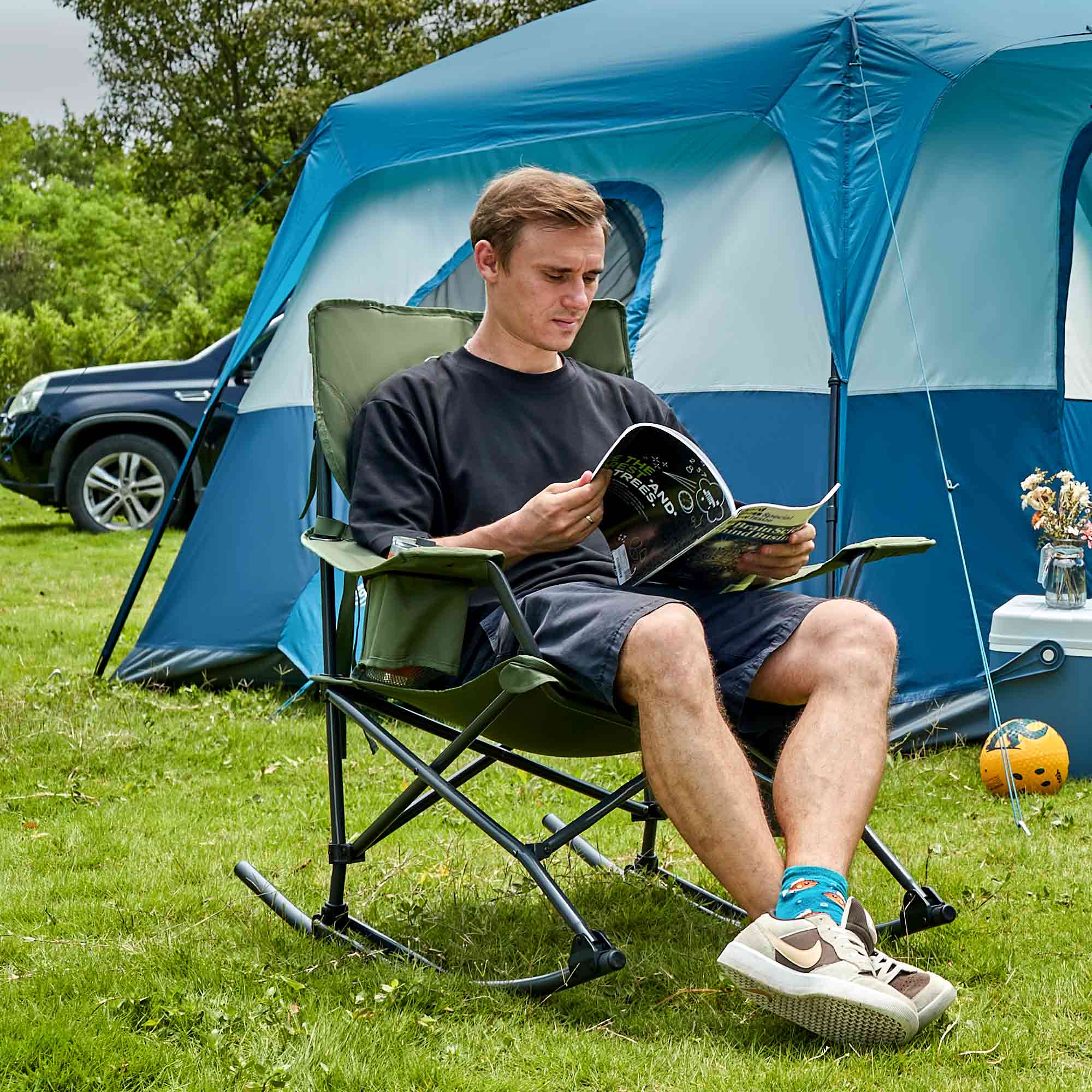 Portal Outdoors Wide - Armrest Portable Rocker - Portal Outdoors