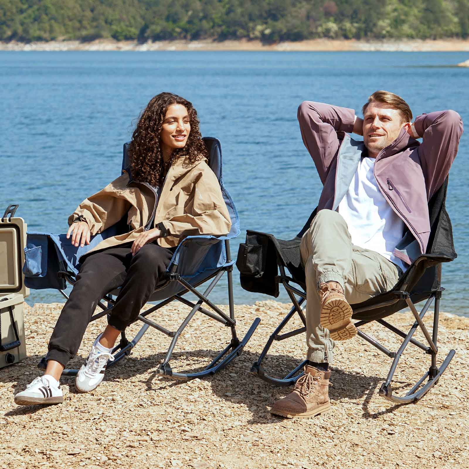 Portal Outdoors Heavy Duty Rocking Camping Chair - Portal Outdoors