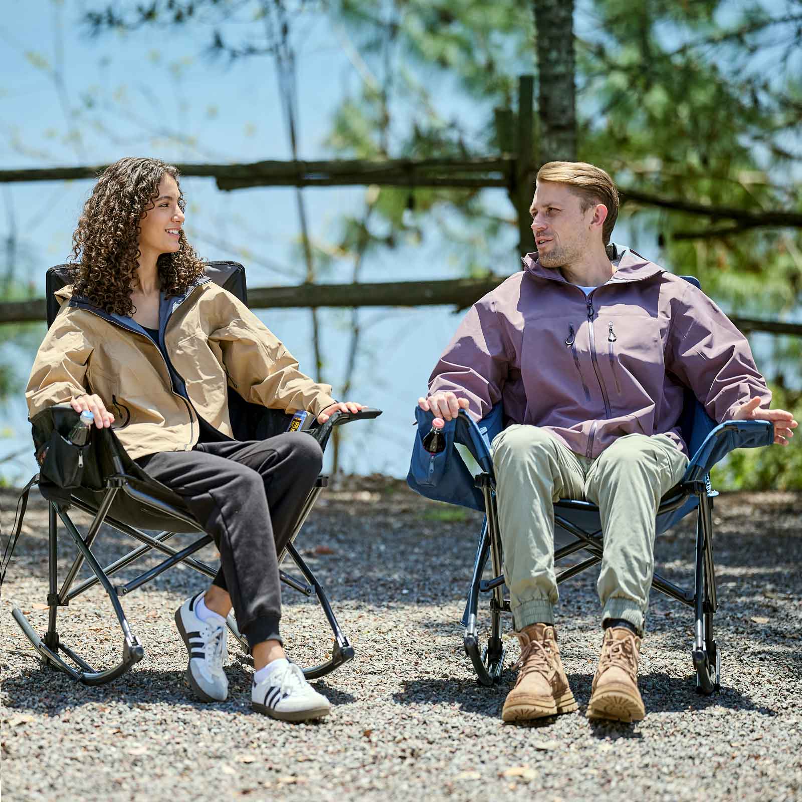 Portal Outdoors Heavy Duty Rocking Camping Chair - Portal Outdoors