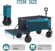 Foldable Beach Wagon with Tailgate - Portal Outdoors