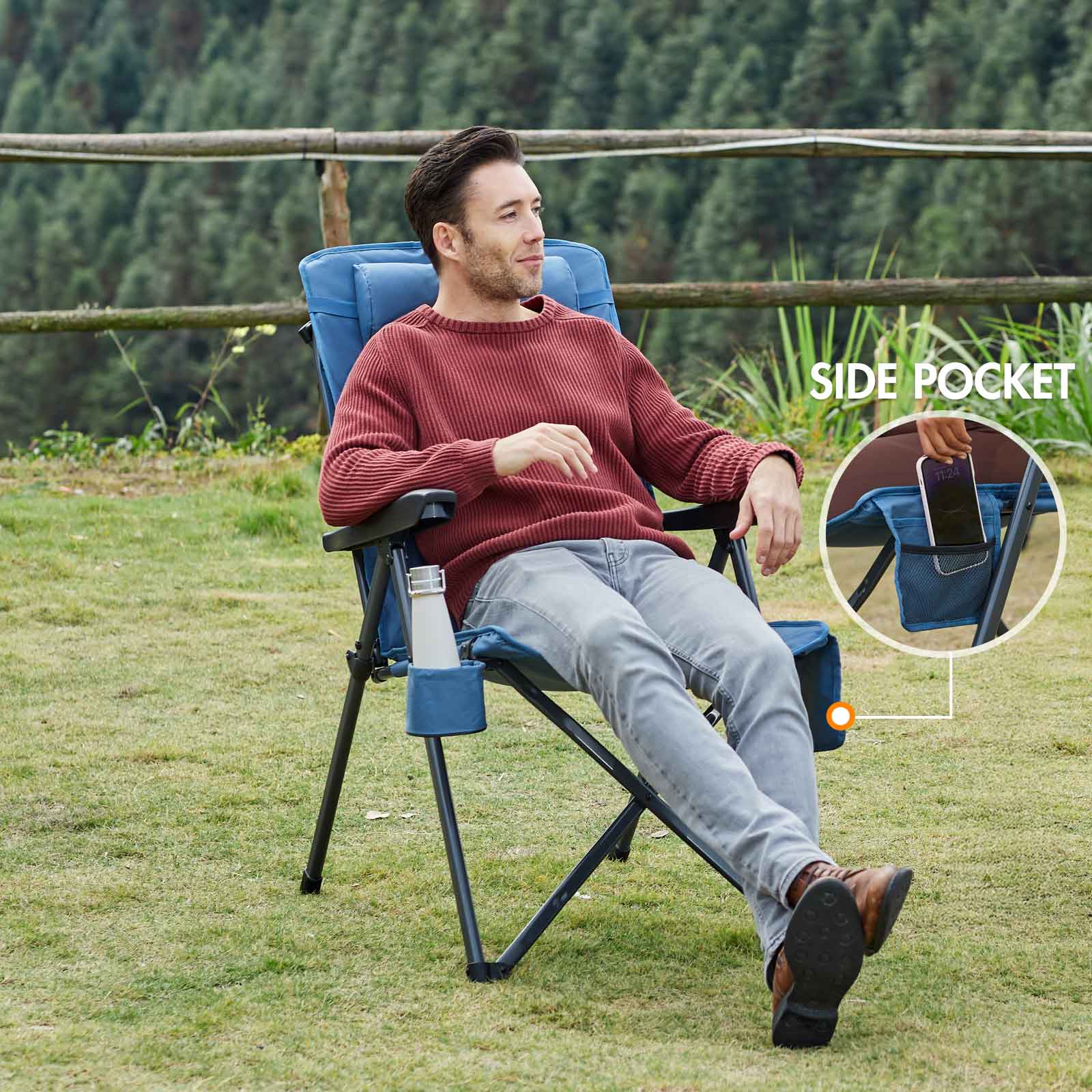 Portal Outdoors Reclining Camping Chair - Portal Outdoors