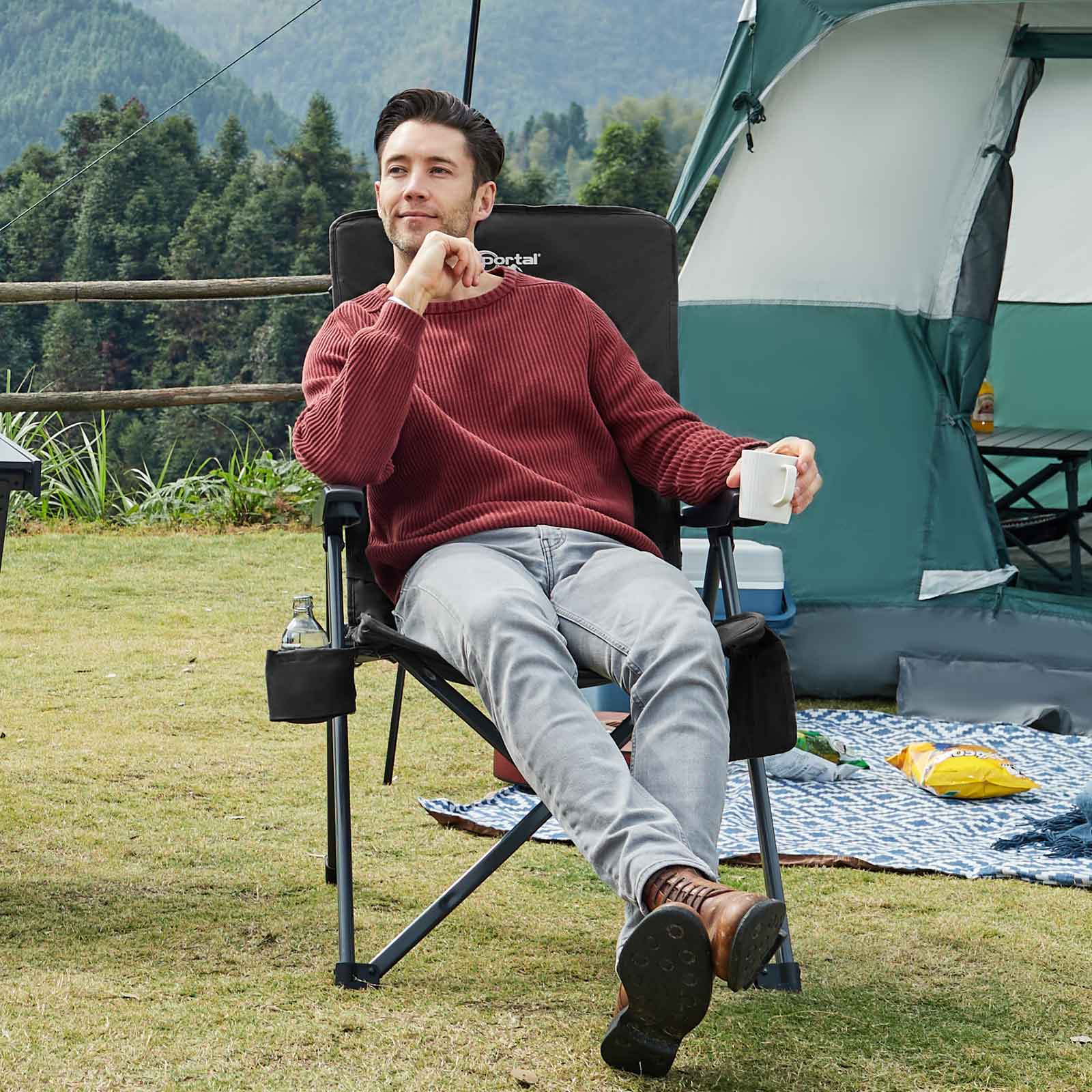 Portal Outdoors Reclining Camping Chair - Portal Outdoors