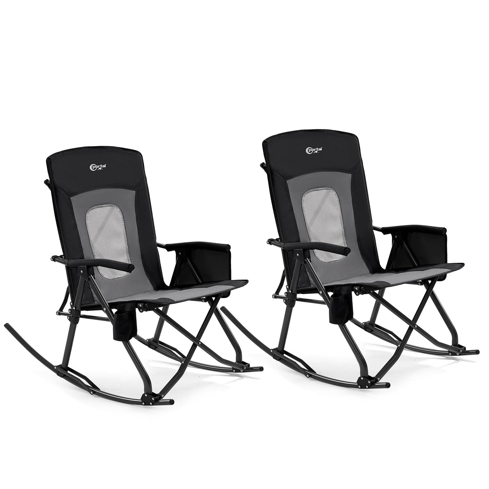Heavy Duty Folding Rocking Camping Chair – 2 Pack | Portal Outdoors