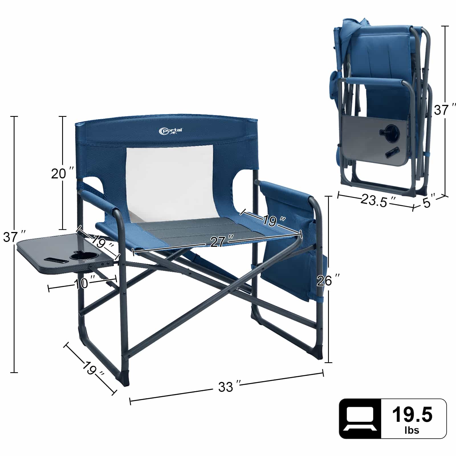 Portal Outdoors Oversized Director Camping Chair - Portal Outdoors