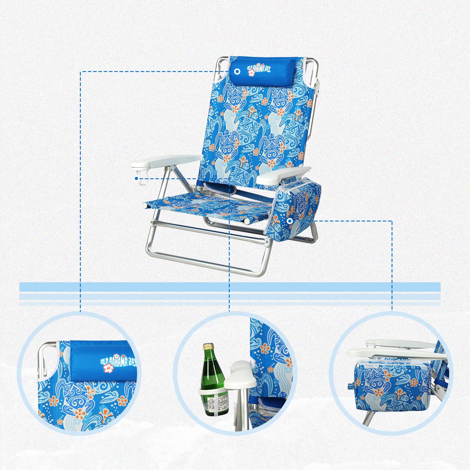 Reclining Beach Chair - Portal Outdoors
