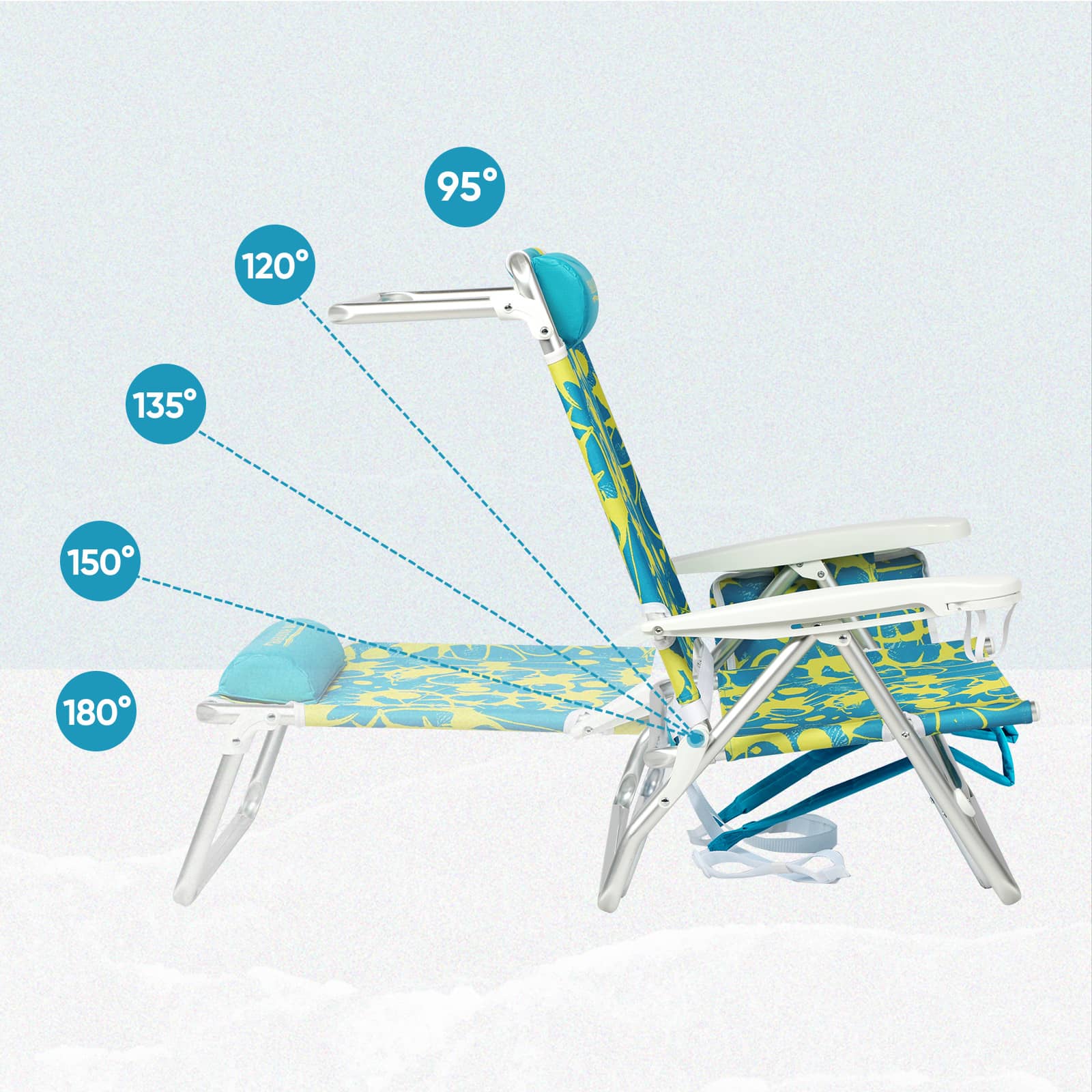 Reclining Beach Chair - Portal Outdoors
