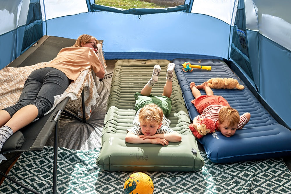 6 person tent blue spacious space - Portal Outdoors