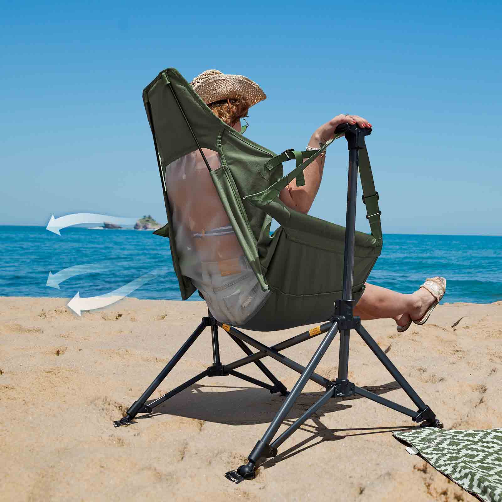 OuterSpa Hammock Camping Chair for Adults with Adjustable Backrest, - TikTok OuterSpa Hammock Camping Chair for Adults with Adjustable Backrest, - TikTok