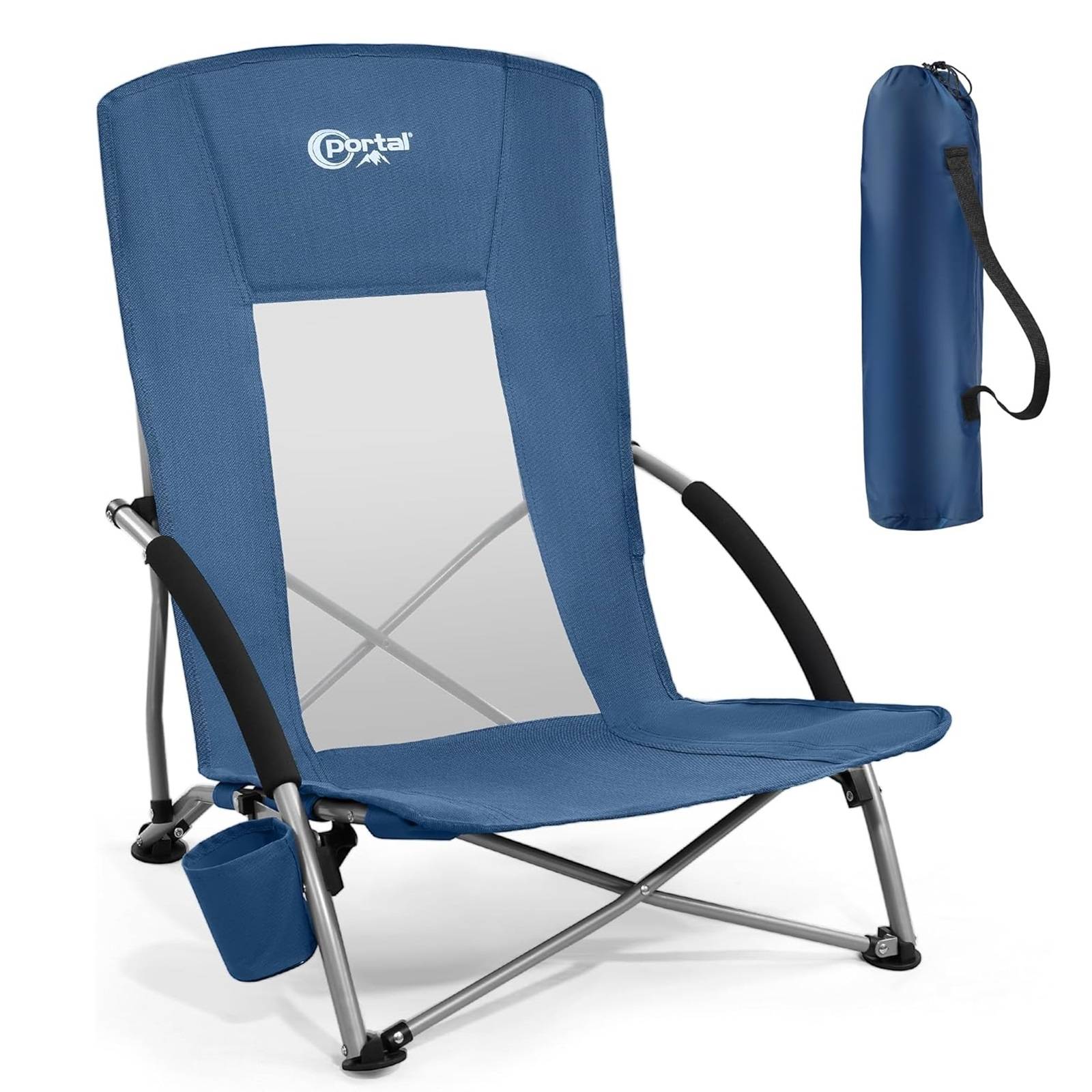 Portal Outdoors 2-Pack High-Back Low Beach Chairs