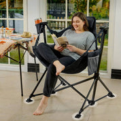 Portal Outdoors Camping Swinging Hammock Chair Black