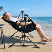 Portal Outdoors Camping Swinging Hammock Chair Black