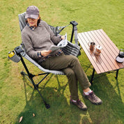 Portal Outdoors Striped Fleece Hammock Chair