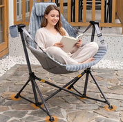 Portal Outdoors Striped Fleece Hammock Chair