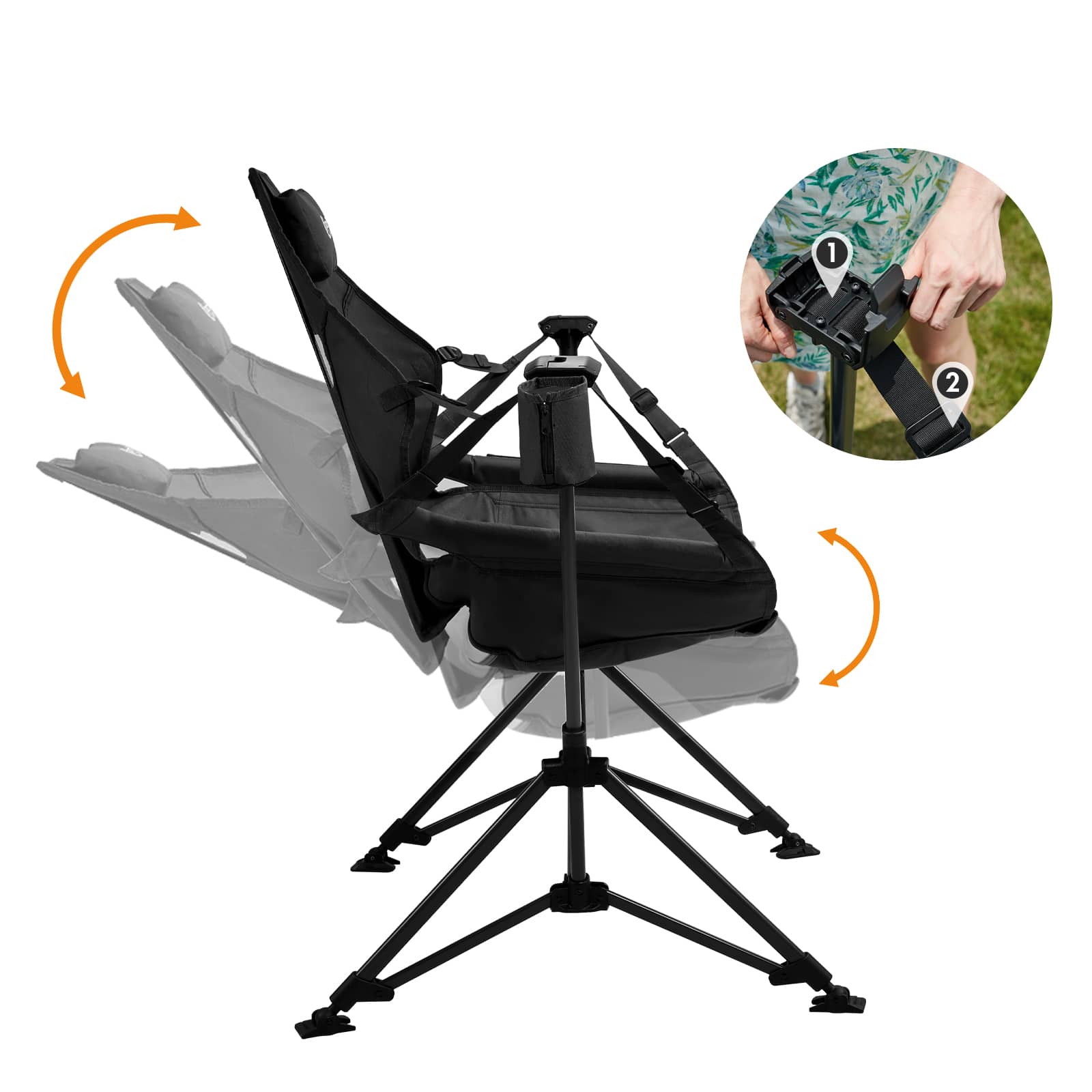 Portal Camping Swinging Hammock Chair - Portal Outdoors
