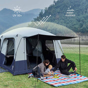 EVER ADVANCED 10 Persons Blackout Tent With Porch - Portal Outdoors