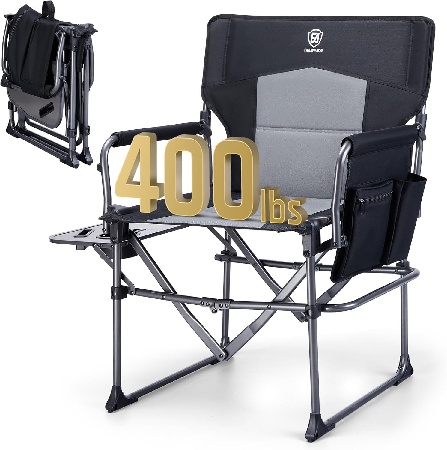 EVER ADVANCED Compact Camping Directors Chair - Portal Outdoors