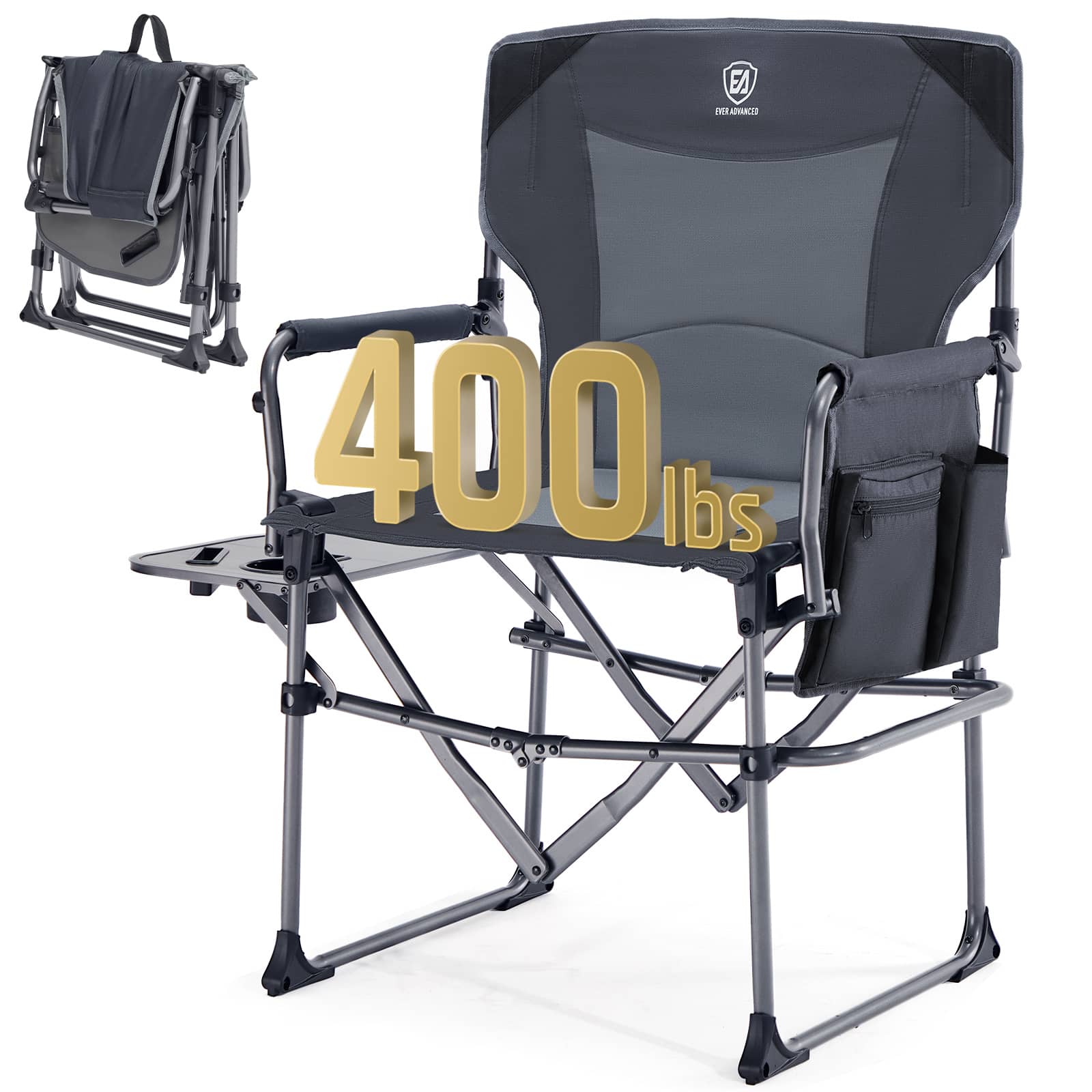 EVER ADVANCED Compact Camping Directors Chair - Portal Outdoors