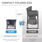 EVER ADVANCED Compact Camping Directors Chair - Portal Outdoors