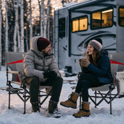 EVER ADVANCED Heated Camping Director Chair