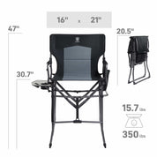 EVER ADVANCED Portable Tall Folding Camping Chair - Portal Outdoors