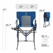 EVER ADVANCED Portable Tall Folding Camping Chair - Portal Outdoors