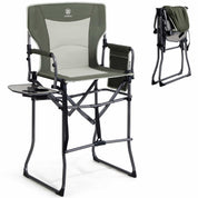 EVER ADVANCED Portable Tall Folding Camping Chair - Portal Outdoors