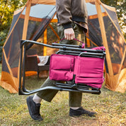 EVER ADVANCED Portable Tall Folding Camping Chair - Portal Outdoors