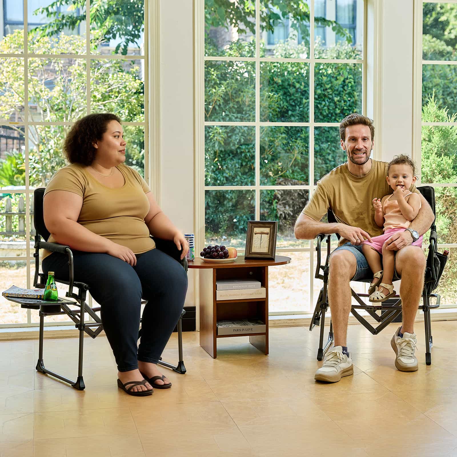 EVER ADVANCED Textilene Mesh Director Camping Chair - Portal Outdoors