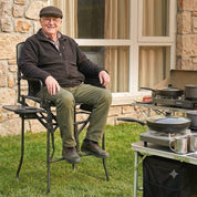 EVER ADVANCED Portable Tall Folding Camping Chair - Portal Outdoors
