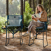 EVER ADVANCED Stretch Mesh Tall Folding Camping Chair - Portal Outdoors