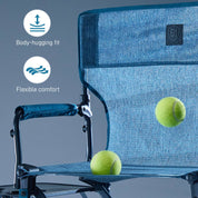 EVER ADVANCED Stretch Mesh Tall Folding Camping Chair - Portal Outdoors