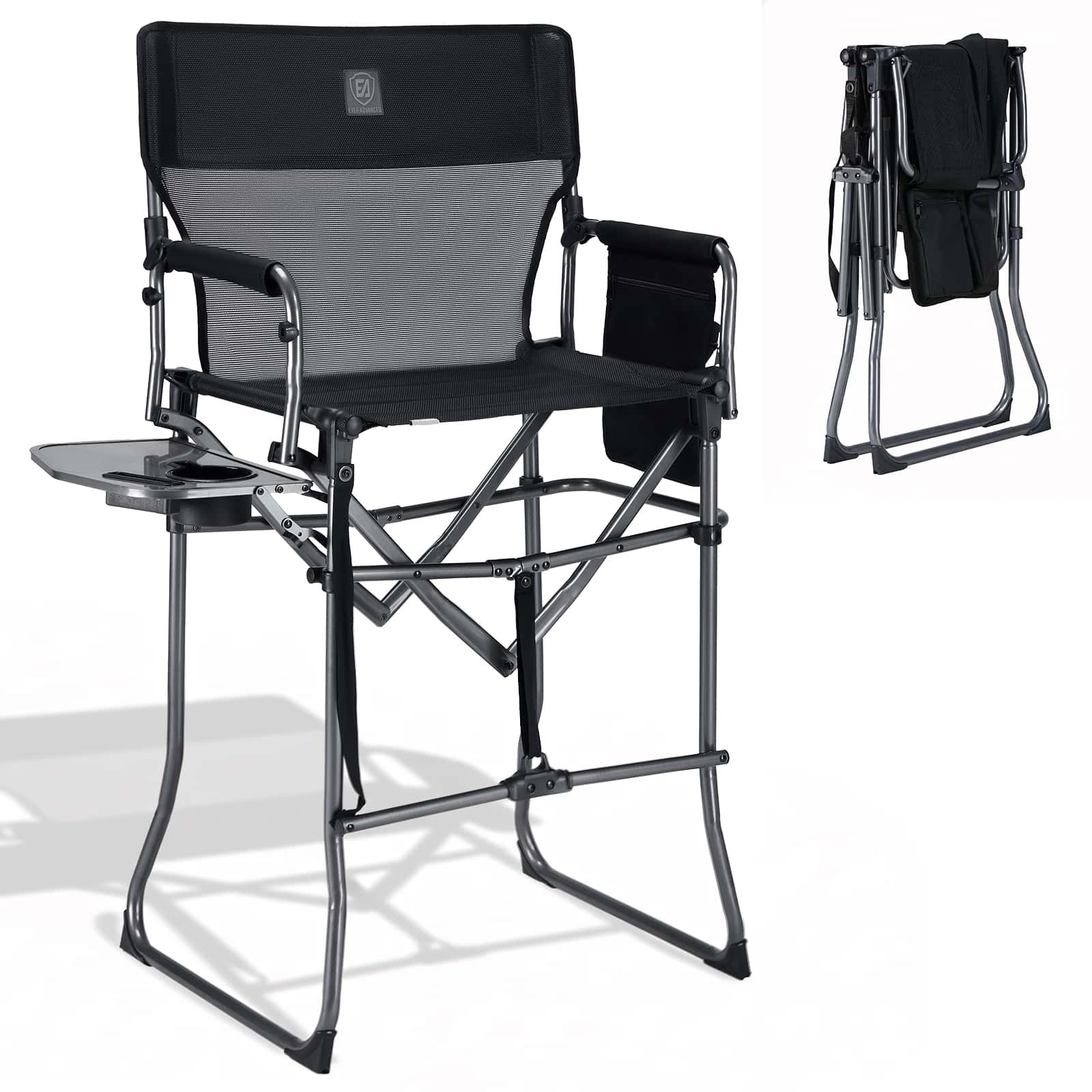 EVER ADVANCED Tall Textilene Mesh Director Camping Chair - Portal Outdoors