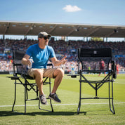 EVER ADVANCED Tall Textilene Mesh Director Camping Chair - Portal Outdoors