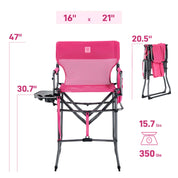 EVER ADVANCED Tall Textilene Mesh Director Camping Chair - Portal Outdoors