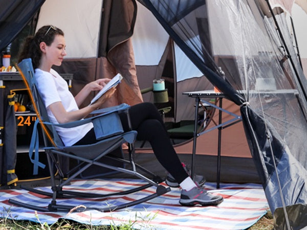 Portal  Heavy Duty Wide-Armrest Portable Rocker with High Back