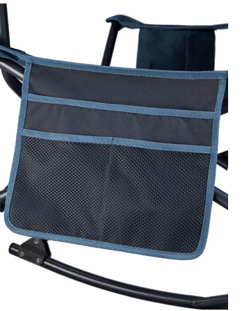 Portal  Heavy Duty Wide-Armrest Portable Rocker with a Side Pocket