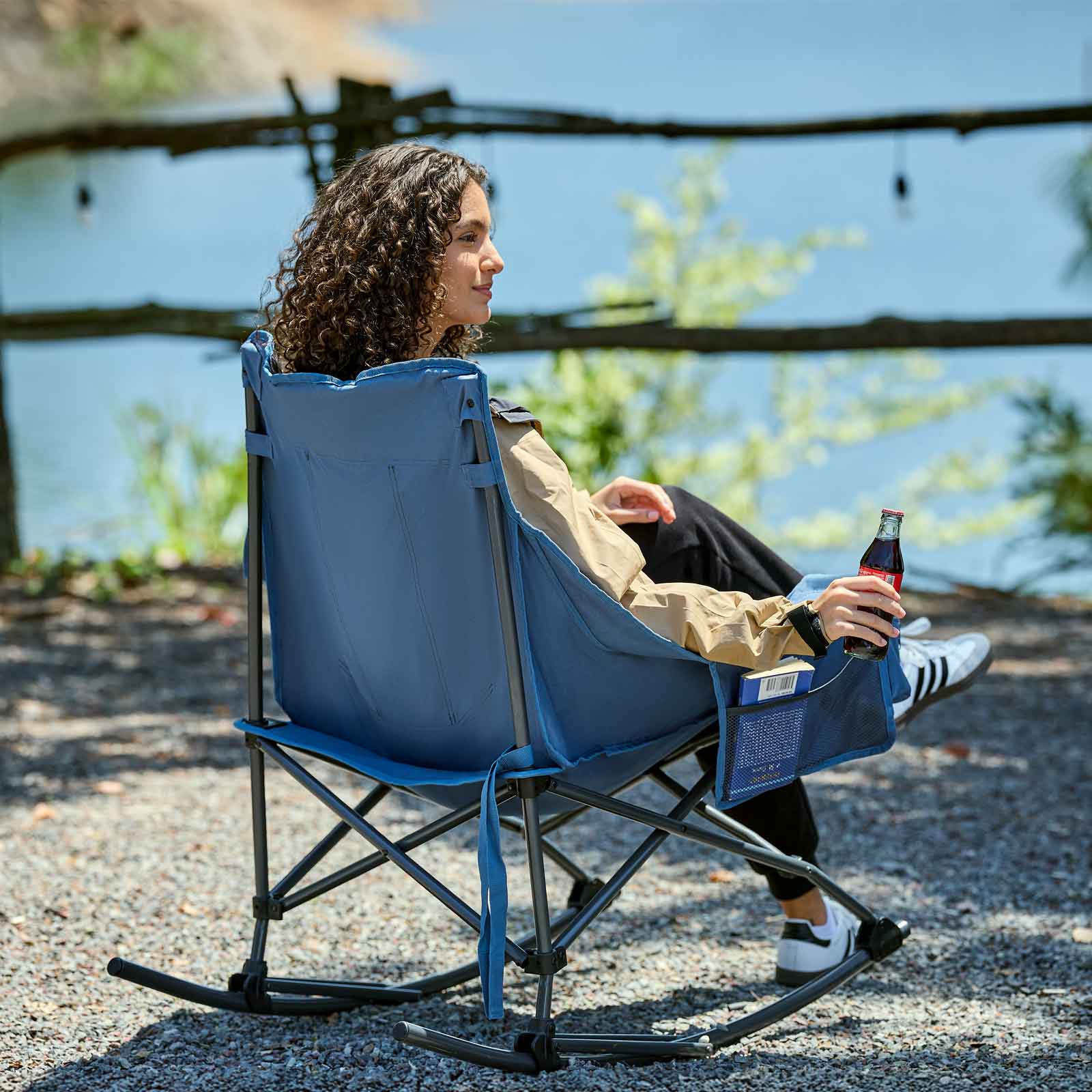Portal Outdoors Heavy Duty Rocking Camping Chair