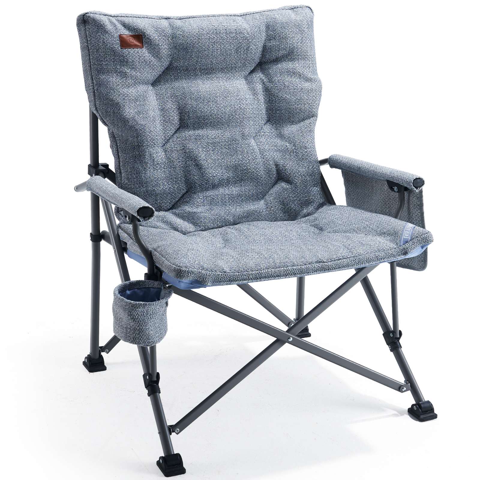 EVER ADVANCED Oversized Folding Camping Chair - Camping Chair