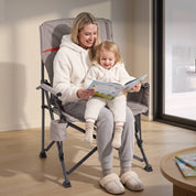 EVER ADVANCED Heated Oversized Folding Camping Chair