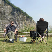 EVER ADVANCED Heated Oversized Folding Camping Chair