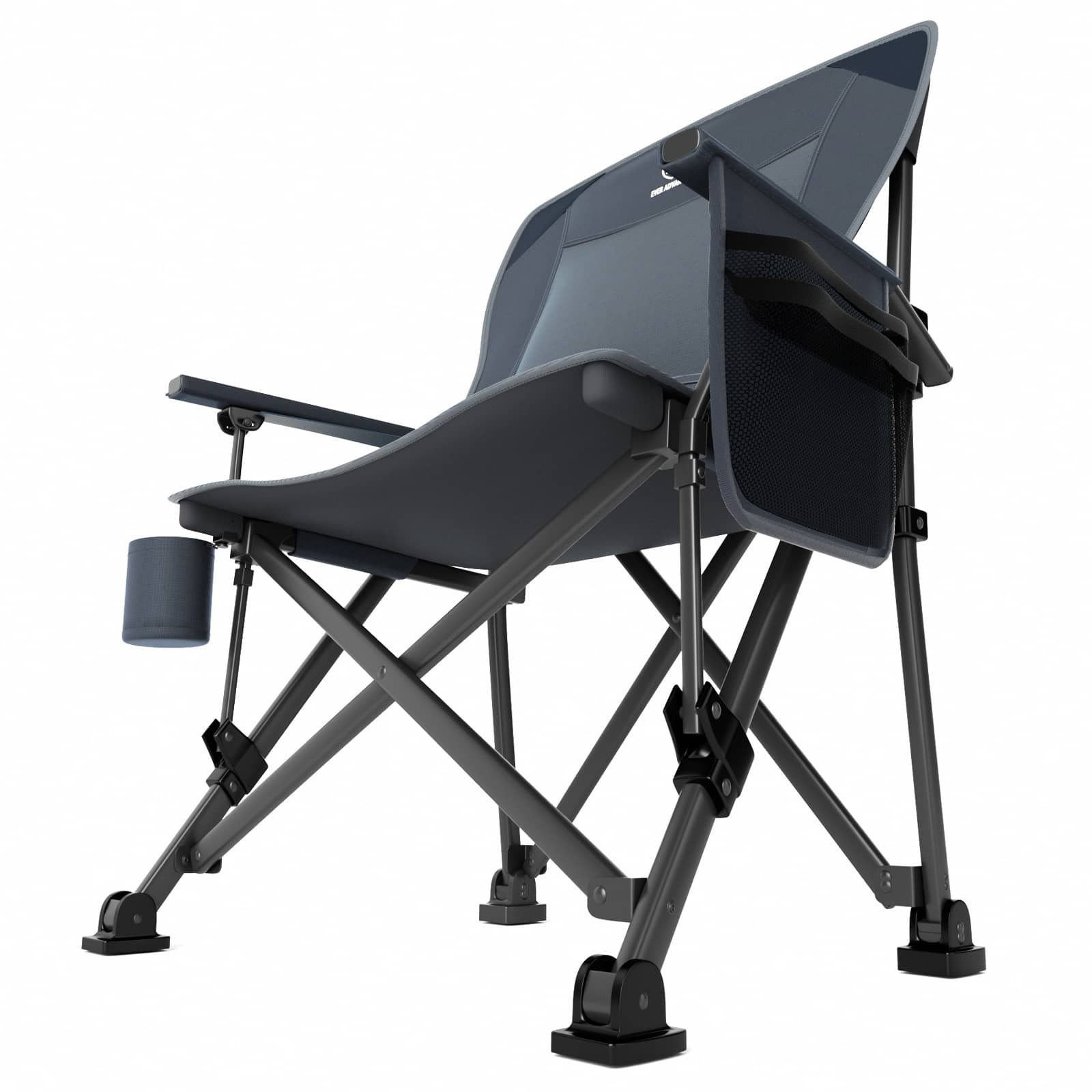 Oversized Folding Camping Chair Lumbar Support Padded | EVER