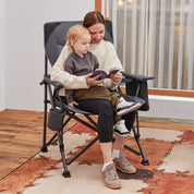 EVER ADVANCED Oversized Lumbar Support Folding Camping Chair - Portal Outdoors